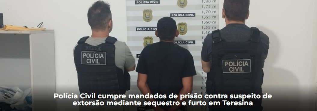 A prisão foi possível a partir de denúncias anônimas recebidas pela 6ª Seccional