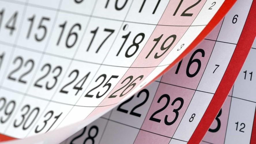 calendário feriados feriado folga
