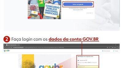 CNU 2025: veja como acessar cartão de confirmação e local da prova (Foto: Arte g1)