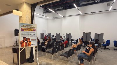 Com a ampliação, o Teresina Shopping e o TRE-PI (Foto: Reprodução)