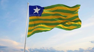 Conheça a bandeira do Piauí: símbolo destaca luta, união e história da 'terra querida' (Foto: Reprodução)