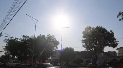 Dia ensolarado em Teresina (Foto: Pedro Lima / g1)