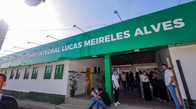 Escola foi inaugurada nesta terça-feira. (Foto: Gabriel Paulino/Secom)
