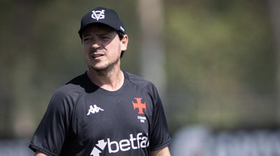 Fernando Diniz em treino do Vasco (Foto: Matheus Lima/ Vasco)