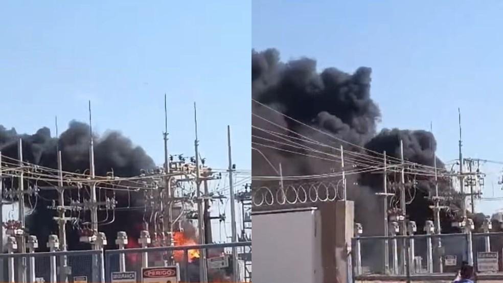 Incêndio atinge subestação de energia e interrompe fornecimento em sete cidades do Piauí