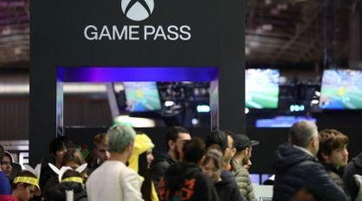 Logotipo do Microsoft Xbox Game Pass visto na Paris Games Week (PGW) (Foto: , França05/11/2023REUTERS/Claudia Greco)