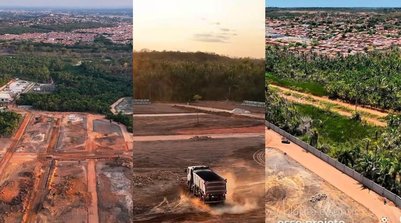 Loteamento em Teresina tem obras suspensas após determinação da Justiça que aponta dano ambiental (Foto: Reprodução)