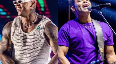 MP pede suspensão dos shows de Leo Santana e Kiko Chicabana no Piauí (Foto: Montagem/g1)