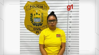Mulher vai a delegacia registrar boletim de ocorrência e sai presa por tentativa de homicídio no Piauí (Foto: Montagem g1)