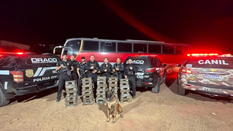 O material apreendido está avaliado em R$ 2 milhões.