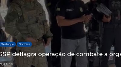 Os investigados são envolvidos em homicídios, tráfico de entorpecentes e roubos, além de outros delitos (Foto: Reprodução/SSPI)