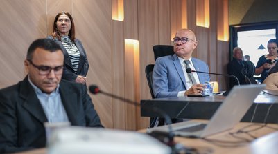 Secretário Emílio Júnior fala que governo tem focado em renegociações de empréstimos (Foto: ASCOM/ALEPI)