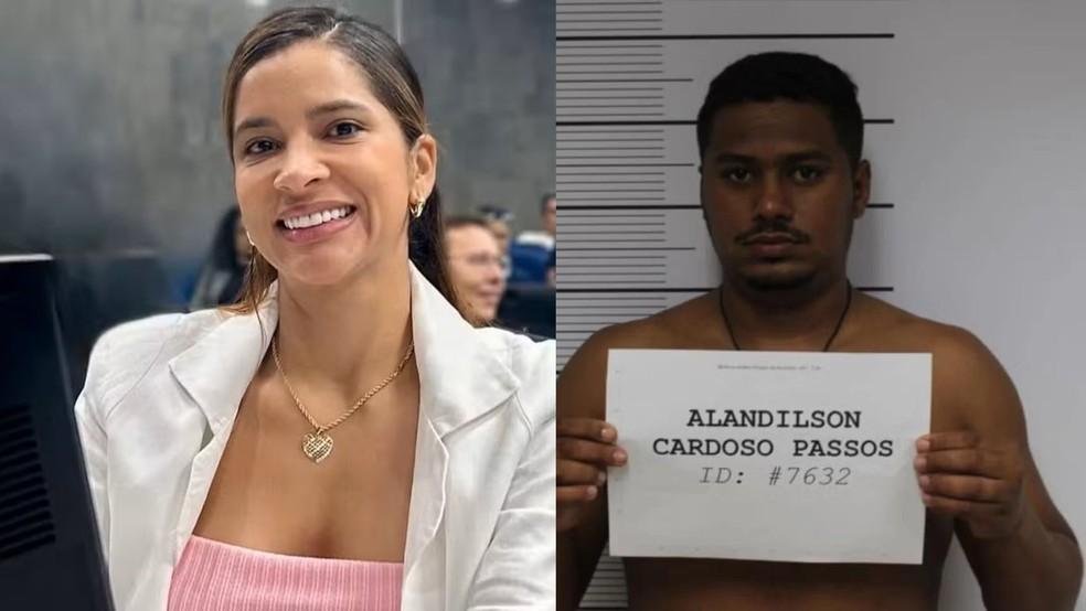 Vereadora Tatiana Medeiros e o namorado Alandilson Cardoso