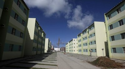 Construção de habitações populares do programa "Minha Casa Minha Vida" em Olinda (PE)07/05/2010REUTERS/Bruno Domingos (Foto: Divulgação / InfoMoney)