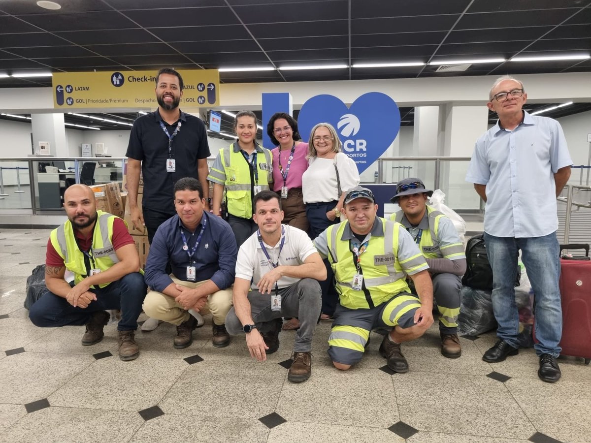Doação à Apae de Teresina inclui mais de 800 itens deixados por passageiros ao longo do ano