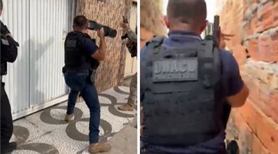 Durante a ação, as equipes também desativaram um sistema de monitoramento (Foto: Reprodução/SSPI)