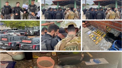 Durante a operação, foram cumpridos 30 mandados de busca e apreendida (Foto: Reprodução/SSPI)