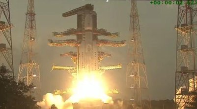 Índia lança novo foguete (Foto: Reprodução/Youtube)