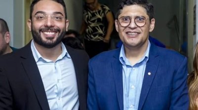 Prefeito Francisco Emanuel, à esquerda, e vice-prefeito Darllan Barros, à direita (Foto: Reprodução)