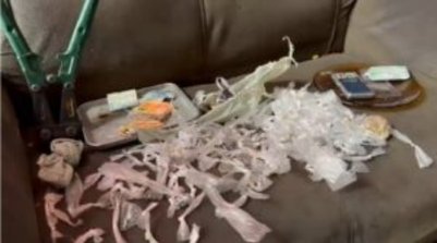 A ação resultou na apreensão de cocaína e maconha, além de outros materiais de interesse da investigação (Foto: Reprodução/SSPI)