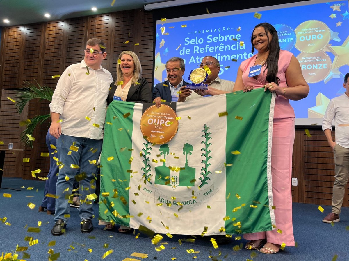 Água Branca conquista Selo Sebrae Ouro pela segunda vez e se destaca como referência em atendimento no Piauí
