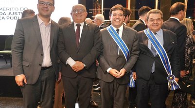 O momento ocorreu no Palácio da Justiça, em Brasília (DF). (Foto: Reprodução/SSPI)