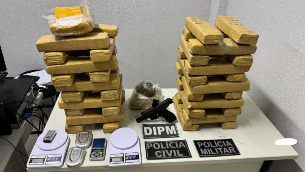 Quase 45 kg de droga é apreendida em Parnaíba