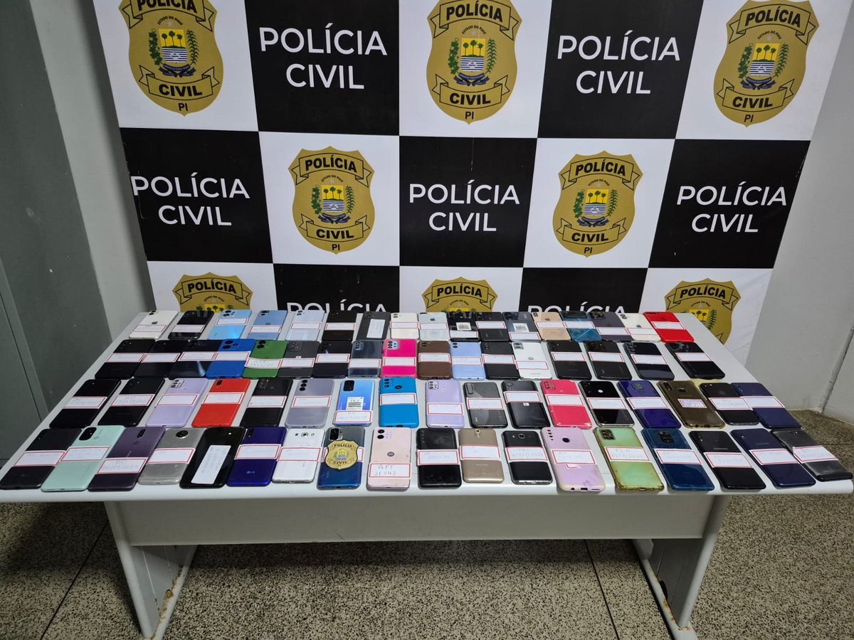 Segundo o delegado Ademar Canabrava, a devolução dos aparelhos aos seus respectivos proprietários ocorre neste período natalino