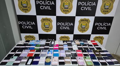 Segundo o delegado Ademar Canabrava, a devolução dos aparelhos aos seus respectivos proprietários ocorre neste período natalino (Foto: Reprodução/SSPI)