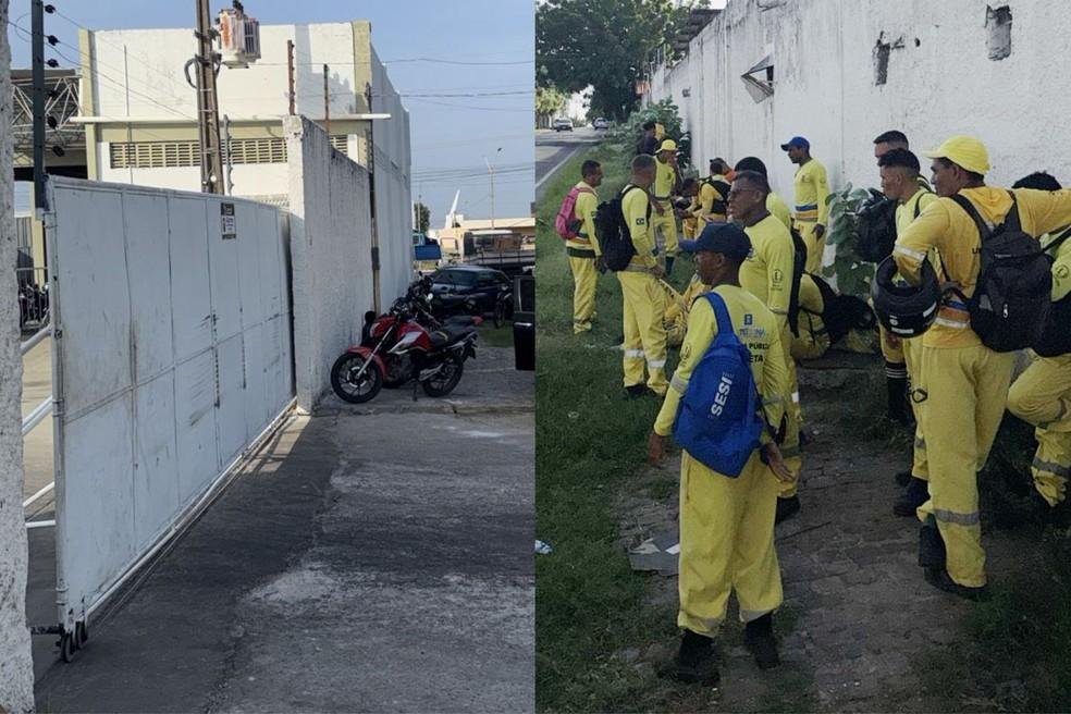 Trabalhadores da limpeza iniciam greve nas zonas Sul e Sudeste de Teresina