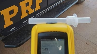 Três pessoas foram detidas por embriaguez ao volante durante o último final de semana. (Foto: Divulgação/PRF)