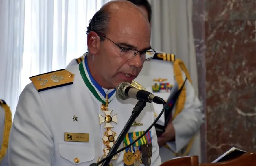 Almirante Marcos Sampaio Olsen - Divulgação Marinha