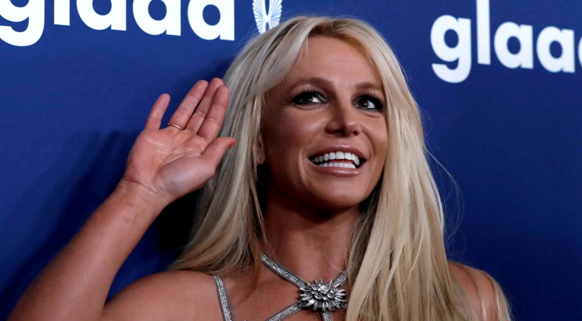 Britney Spears durante premiação em Beverly Hills• REUTERS/Mario Anzuoni