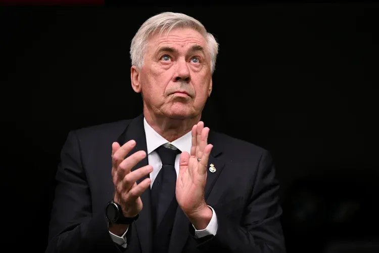 Carlo Ancelotti: treinador italiano assume a Seleção Brasileira de Futebol nesta segunda-feira (Denis Doyle/Getty Images)