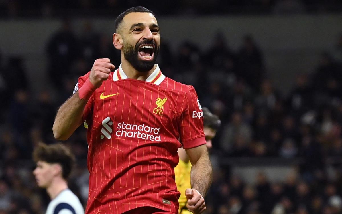 Comemoração de Mohamed Salah