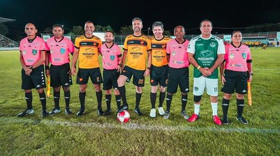 Estádio Augusto Antunes foi reinaugurado com a presença de Cafu (Foto: Governo do Amapá)
