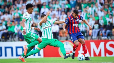 Lance de Atlético Nacional x Bahia pela Libertadores (Foto: Letícia Martins/EC Bahia)