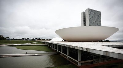 O prédio do Congresso Nacional (Foto: Pablo Jacob/O GLOBO)