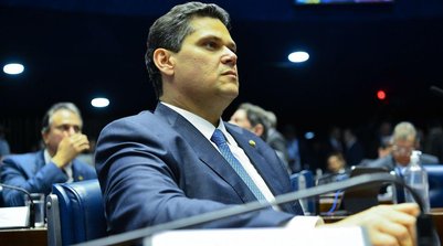 Presidente do Senado Federal, senador Davi Alcolumbre (União-AP)• Geraldo Magela/Agência Senado/ Reprodução: Flickr (Foto: • Geraldo Magela/Agência Senado/ Reprodução: Flickr)