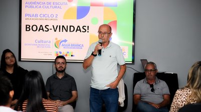 Água Branca realiza Audiência de Escuta Pública da Política Nacional Aldir Blanc (Foto: Divulgação)