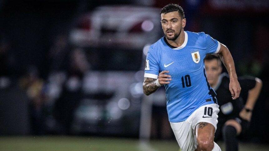 Arrascaeta joga 85 minutos, e Uruguai perde para o Paraguai nas Eliminatórias