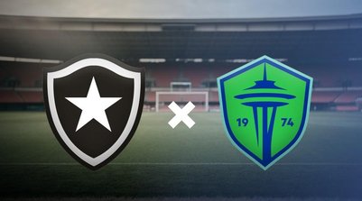 Botafogo x Seattle Sounders (Foto: Editoria de Artes)