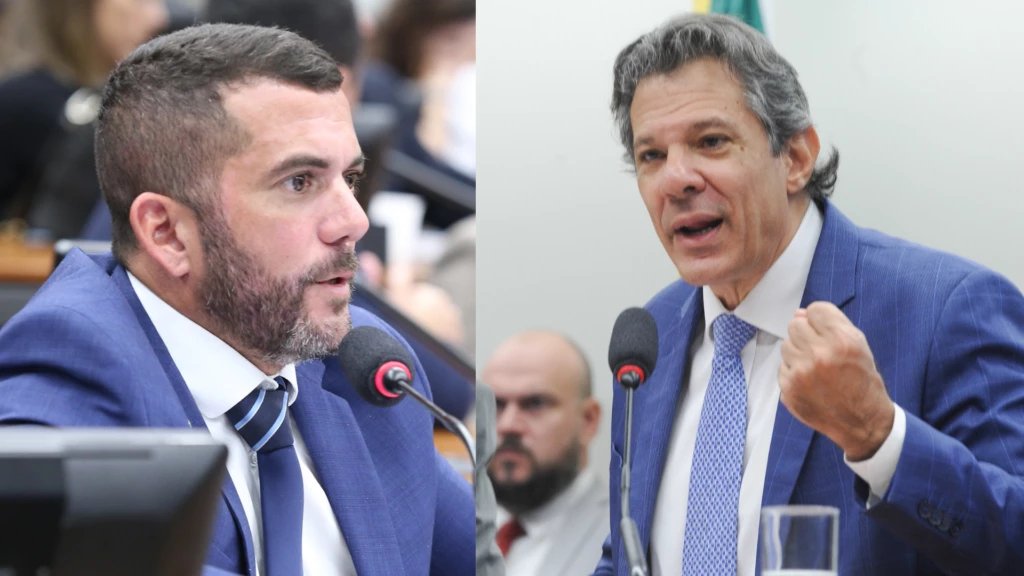 Carlos Jordy e Fernando Haddad discutiram