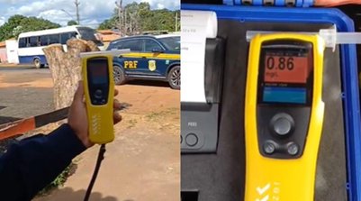 Cinco motociclistas são presos por embriaguez ao volante em intervalo de seis horas na BR-343, no Piauí (Foto: Divulgação)