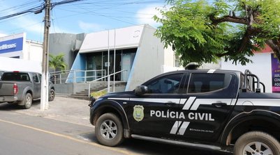 Delegacia da Polícia Civil em Floriano (Foto: Andrê Nascimento/ g1 PI)