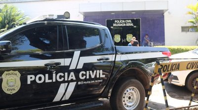 Delegacia Geral de Polícia Civil do Piauí, no Centro de Teresina (Foto: Andrê Nascimento/ g1 Piauí)
