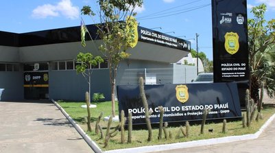 Departamento de Homicídio e Proteção à Pessoa (DHPP) em Teresina (Foto: Lucas Marreiros/g1)