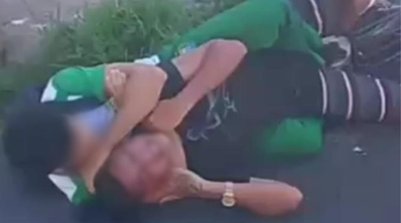 Estudante reage a tentativa de assalto e imobiliza suspeito com mata-leão em Teresina (Foto: Reprodução)