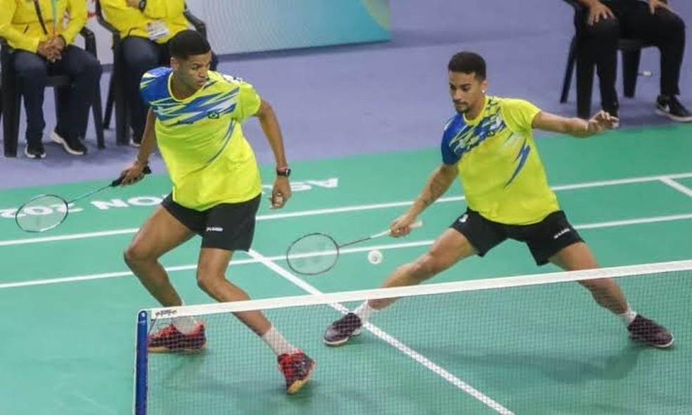 Fabrício Farias e Davi Silva, badminton