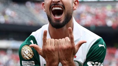 Flaco Lopez foi o nome da vitória do Palmeiras (Foto: AFP)
